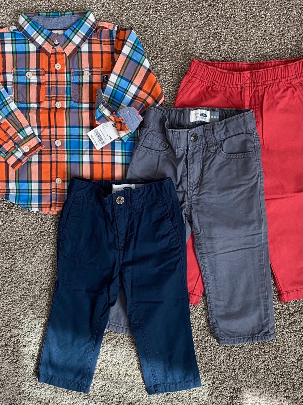 18-24M Bundle Button Up and Twill Pants